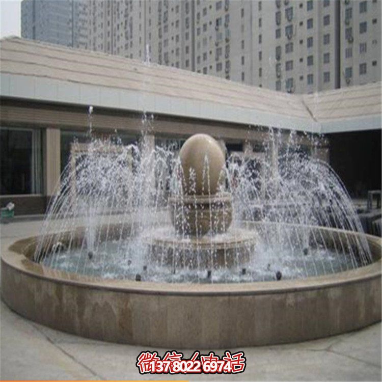 精美中式風(fēng)水球園林雕塑，提升小區(qū)公園噴泉擺放風(fēng)水氣質(zhì)
