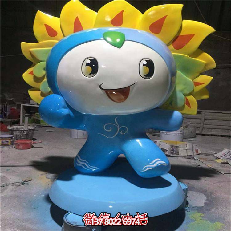 玻璃鋼卡通人物雕塑，點(diǎn)亮游樂場的歡樂