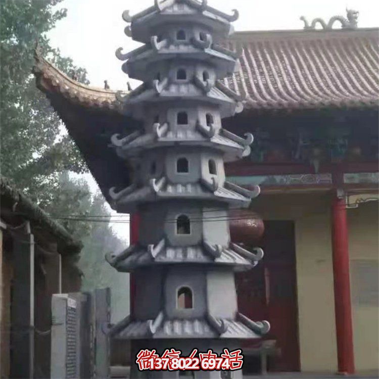 大理石石雕佛塔雕塑，傳承古老文明