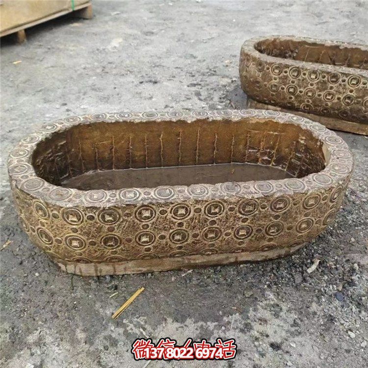 唯美老石槽，給你完美園林景觀