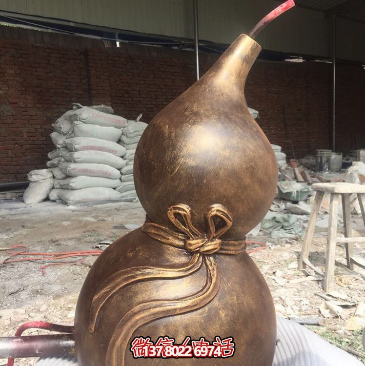 萬用銅雕葫蘆，集家居裝飾、鎮(zhèn)宅辟邪、雕塑藝術(shù)于一體