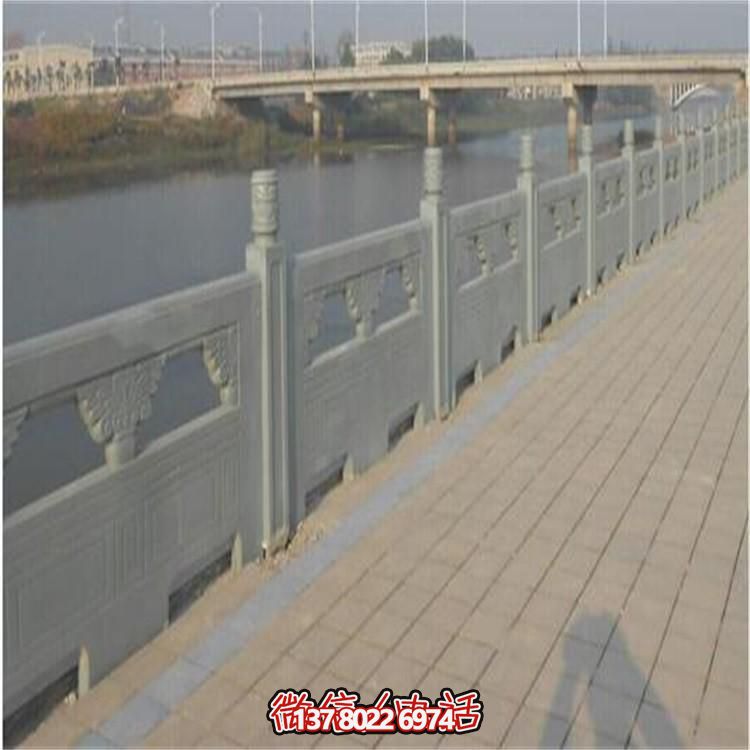 精美青石雕刻欄板，提升景區(qū)、寺廟、湖邊裝飾效果