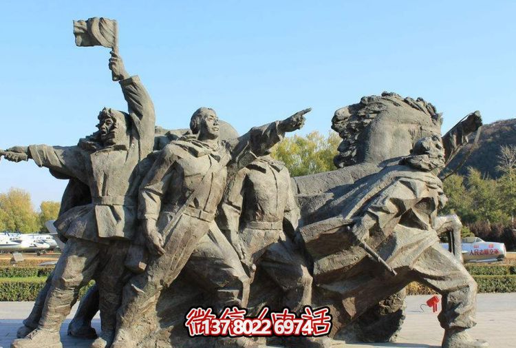 大型石雕景觀擺件，為廣場增添創(chuàng)意人物氣息