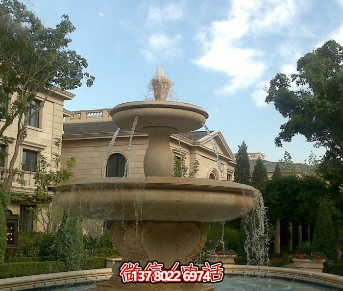 自然的質(zhì)感，夢幻的景觀——別墅大理石景觀雕塑噴泉