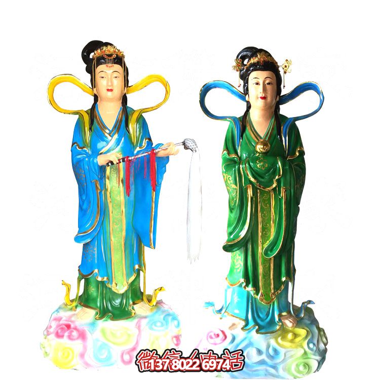 七仙女玻璃鋼雕塑，打造完美園林