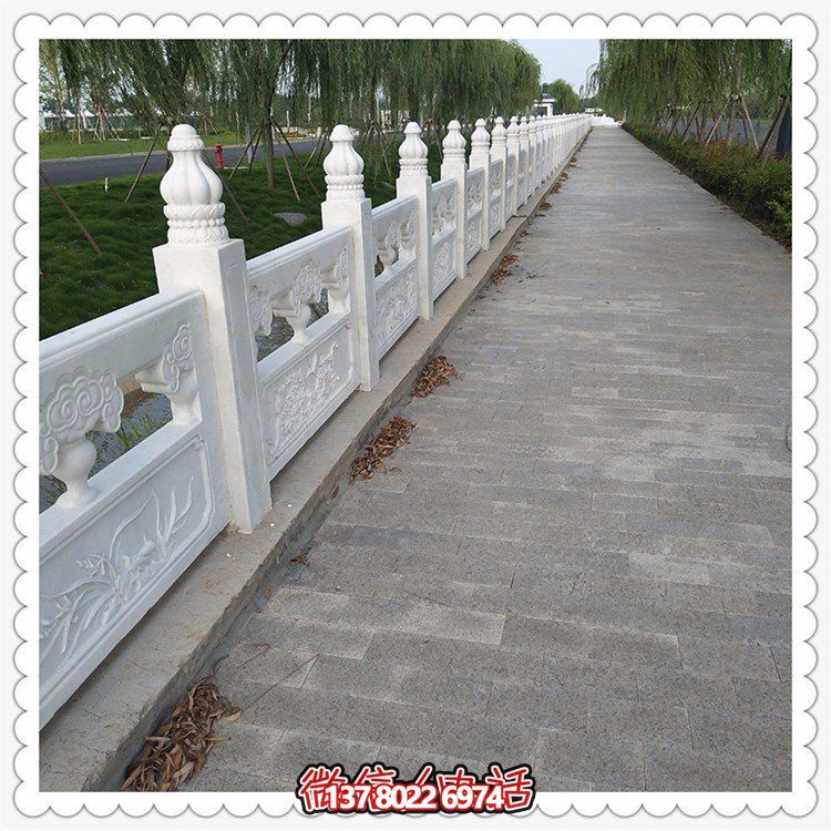 精美石雕護(hù)欄，讓您的河道美化更上一層樓