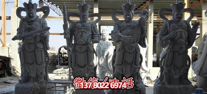 古樸雅致的大理石雕塑，見證古老神佛四大天王的傳承