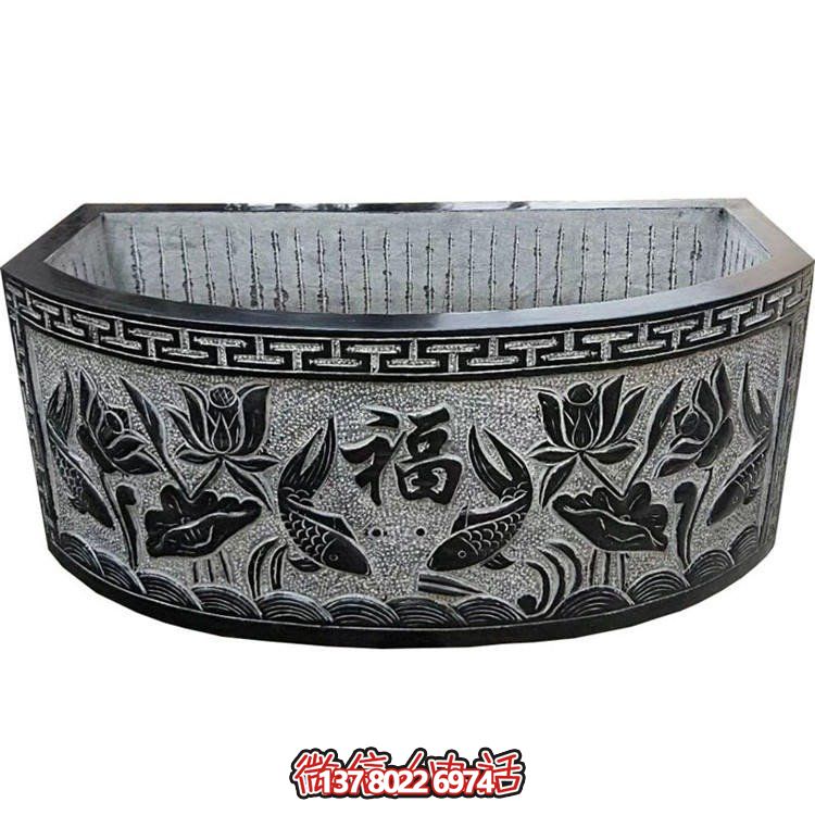 藝術(shù)精美的石雕擺件，點(diǎn)綴美麗庭院