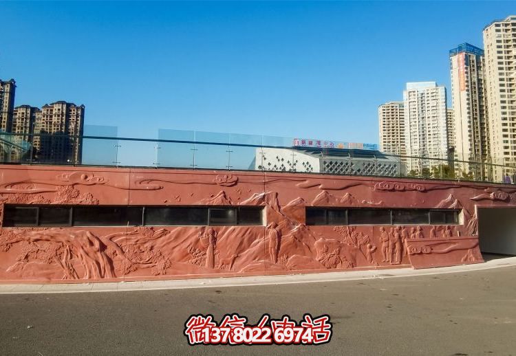 絢麗藝術(shù)空間，創(chuàng)意戶外浮雕銅雕影壁壁畫雕塑
