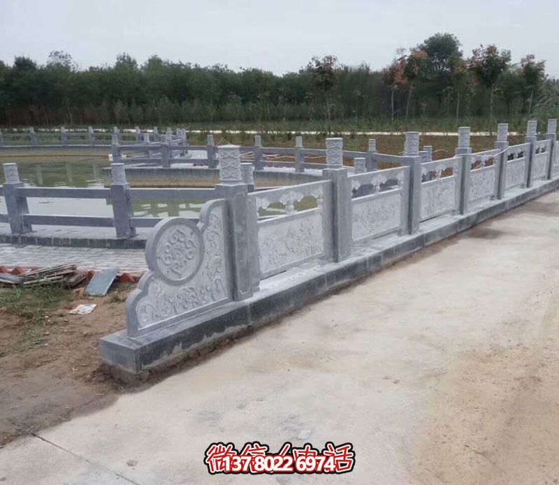 精美青石人工湖花園防護(hù)欄桿 精美青石人工湖花園防護(hù)欄桿