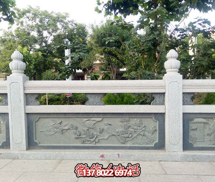 精美石欄系列，搭配園林花園，提升圍欄美感
