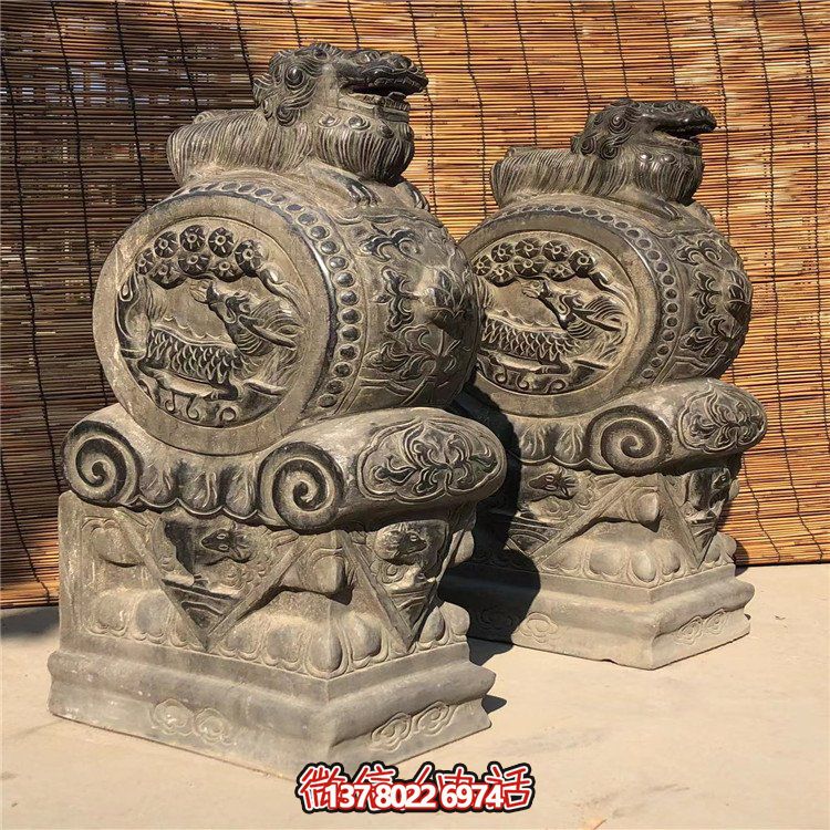仿古石門(mén)墩，精致唯美