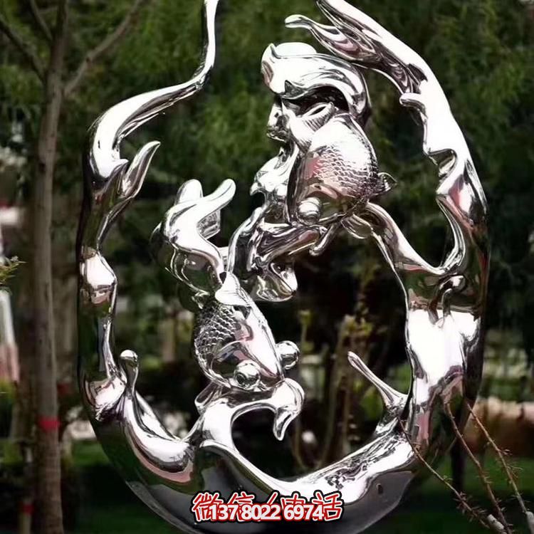 不銹鋼雕塑，為景觀廣場(chǎng)和園林增添抽象藝術(shù)