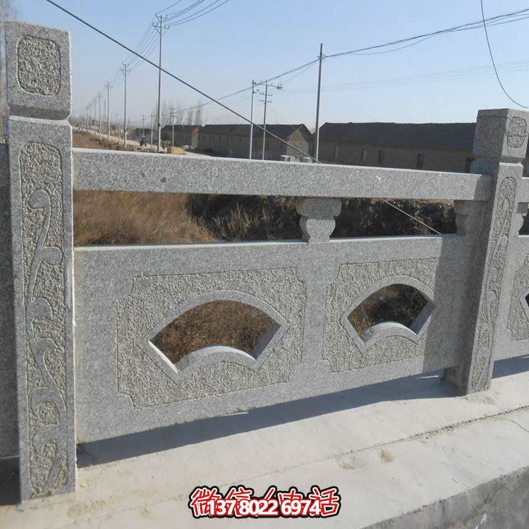 精美大理石護欄雕塑，讓戶外河道更加美觀