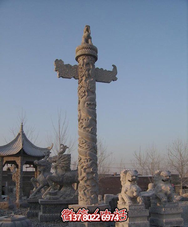 精美漢白玉雕塑，華美石龍表現(xiàn)中華文化之美