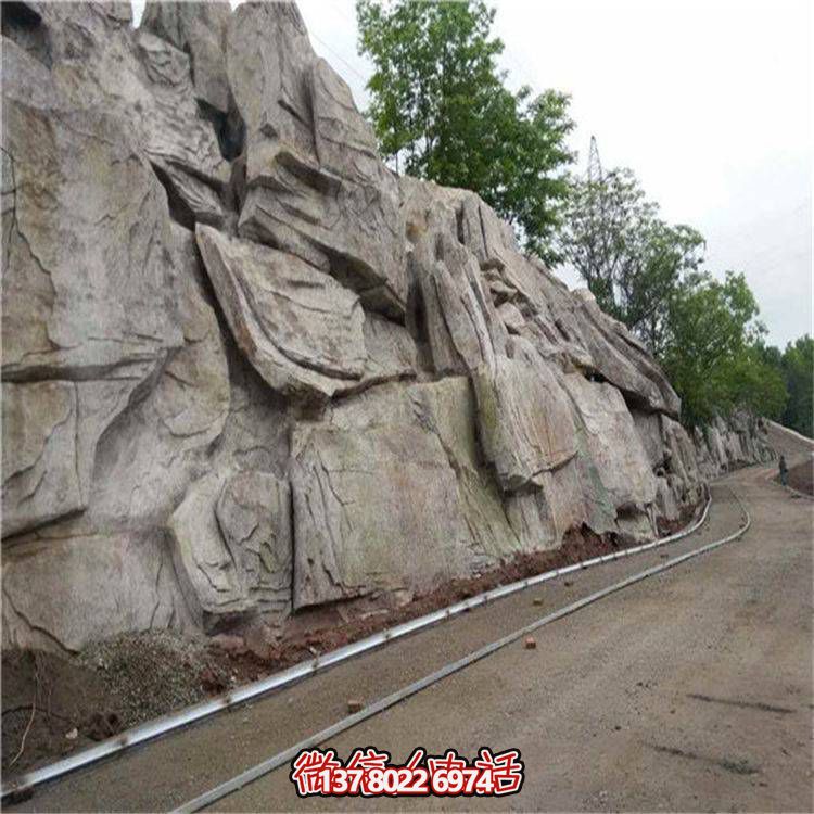 美輪美奐的景觀石，改善戶外街道路邊大型景觀