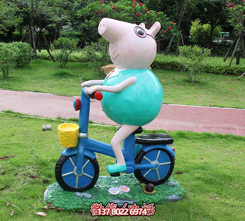 玻璃鋼雕塑裝置，點(diǎn)綴公園景觀