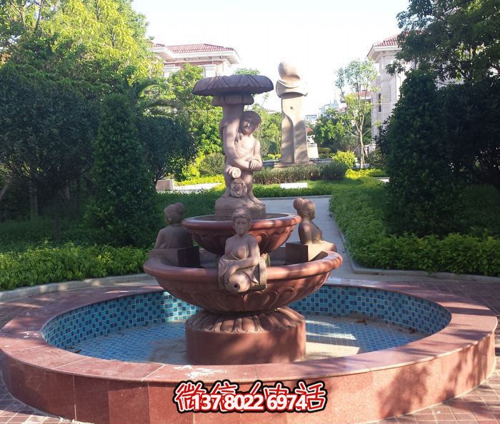 創(chuàng)造絢麗多彩的美景——多層噴泉景觀石雕 創(chuàng)造絢麗多彩的美景——多層噴泉景觀石雕