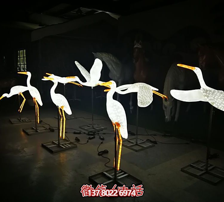 玻璃鋼雕塑景觀亮化，點亮景區(qū)園林