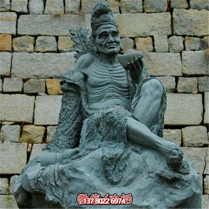 景區(qū)濟公石雕雕塑，帶你感受大自然的魅力