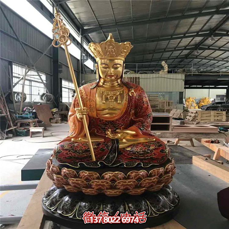 傳統(tǒng)宗教雕塑-地藏王佛像 傳統(tǒng)宗教雕塑-地藏王佛像