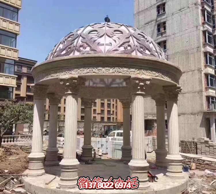 歐式羅馬涼亭，營造優(yōu)雅小區(qū)花園