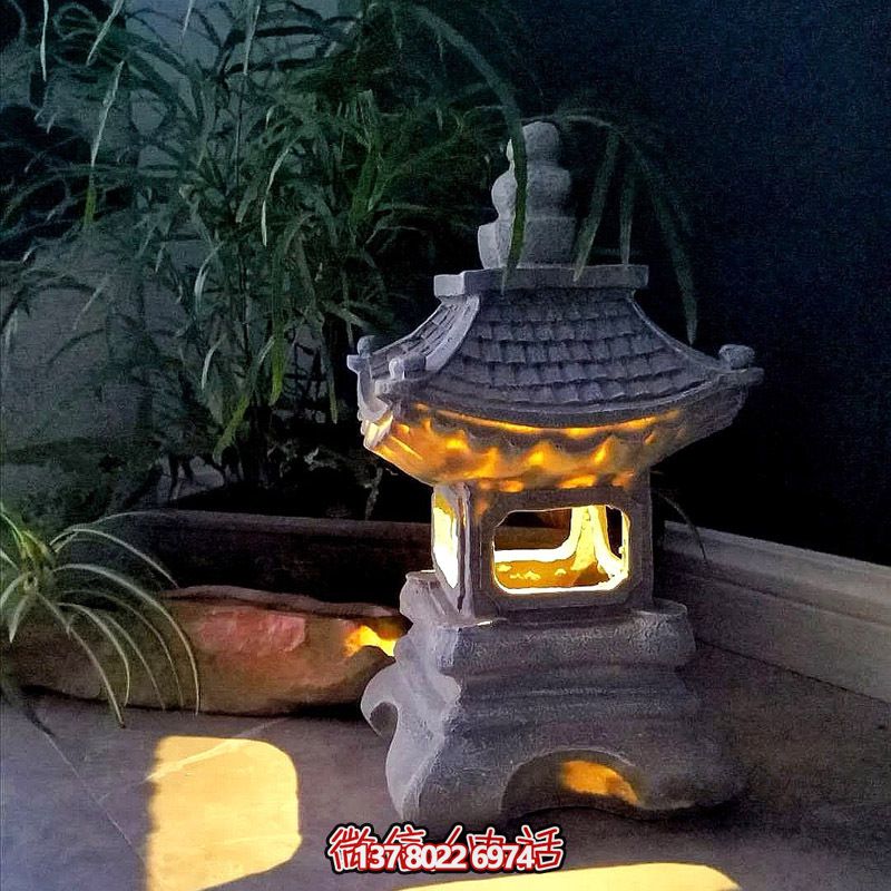 日式風(fēng)落地宮燈，創(chuàng)意裝飾庭院室內(nèi)擺件