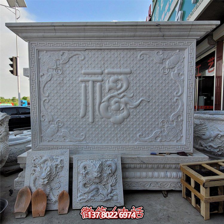 融合傳統(tǒng)文化，唯美經(jīng)典雕塑—中式影壁