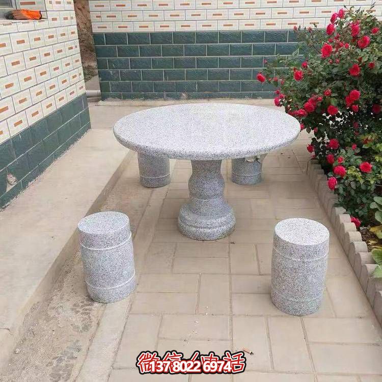 花崗巖石凳，室外私家院子裝飾