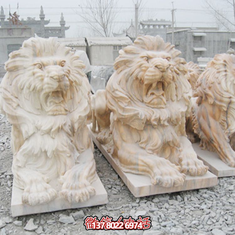 仿真獅子雕塑，為公園、動物園帶來活力