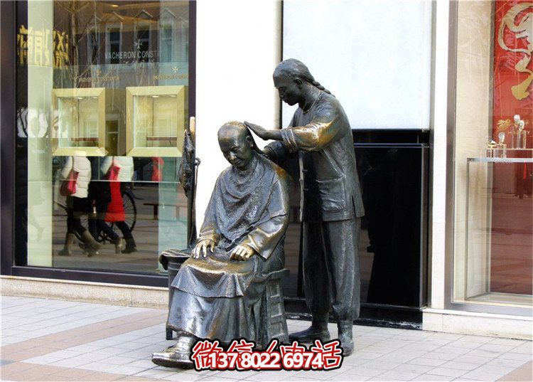 鑄銅雕塑園林景觀，讓你步行街上賞心悅目