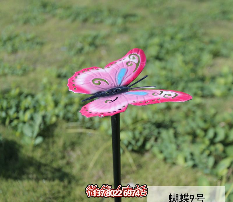 不銹鋼蝴蝶雕塑，創(chuàng)意裝點公園環(huán)境