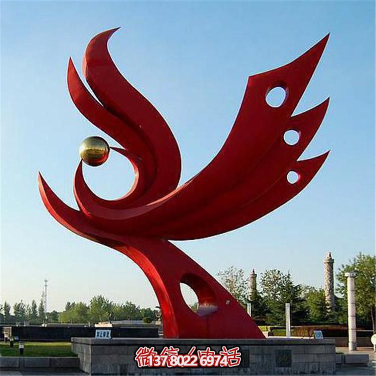 不銹鋼抽象景觀擺件，提升戶外廣場裝飾氣質(zhì)