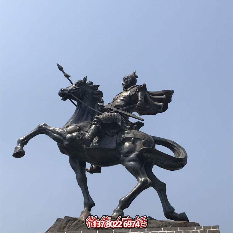 不銹鋼景觀擺件——創(chuàng)意岳飛騎馬雕塑 不銹鋼景觀擺件——創(chuàng)意岳飛騎馬雕塑