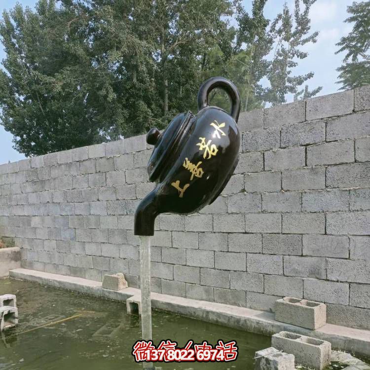玻璃鋼懸空流水?dāng)[件，室外裝飾藝術(shù)精品
