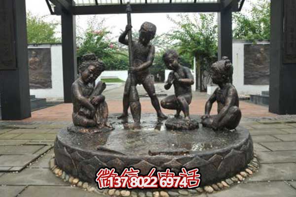 不銹鋼銅雕毛筆，為兒童締造景區(qū)樂趣