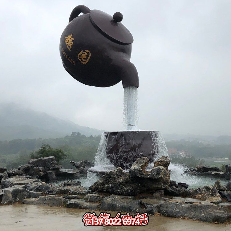 這款創(chuàng)意玻璃鋼懸空流水擺件，是一款非常適合大型園林景區(qū)及戶外空間裝飾的藝術(shù)品