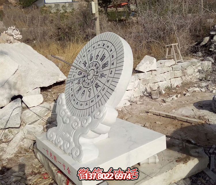 精致日晷雕塑，為你的戶外景區(qū)帶來(lái)創(chuàng)意石雕裝飾