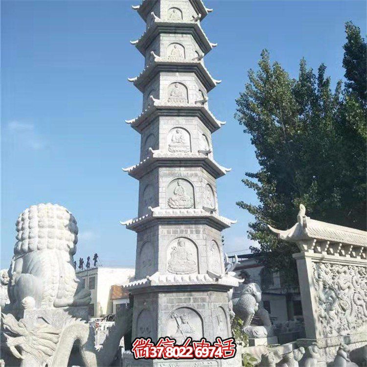 古典佛教雕塑藝術(shù)——精美青石舍利塔、石塔寺、佛塔