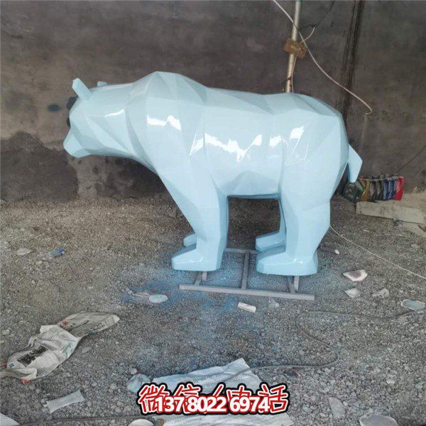 玻璃鋼幾何雕塑，裝飾動物園園林和戶外空間