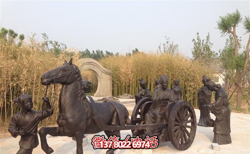 酒店文化廣場(chǎng)仿古馬車青銅馬車雕塑 酒店文化廣場(chǎng)仿古馬車青銅馬車雕塑