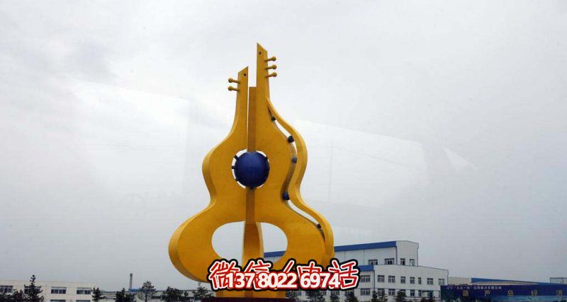 廣場(chǎng)不銹鋼抽象琵琶葫蘆雕塑 廣場(chǎng)不銹鋼抽象琵琶葫蘆雕塑