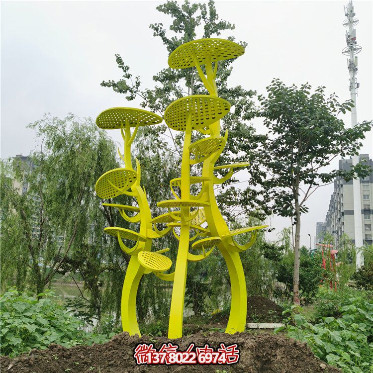 不銹鋼抽象樹(shù)，網(wǎng)狀樹(shù)葉樹(shù)冠