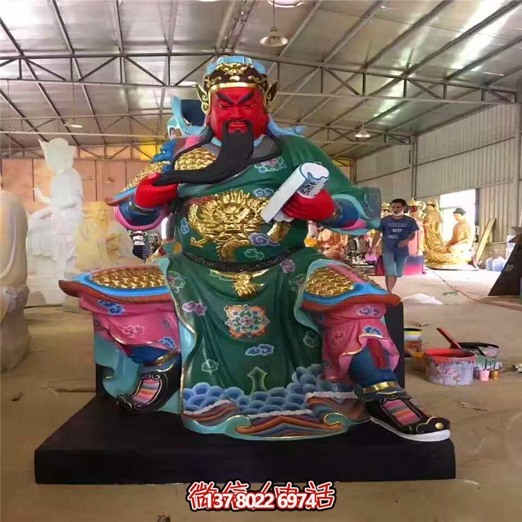 大型玻璃鋼彩繪招財(cái)菩薩財(cái)神雕塑 大型玻璃鋼彩繪招財(cái)菩薩財(cái)神雕塑