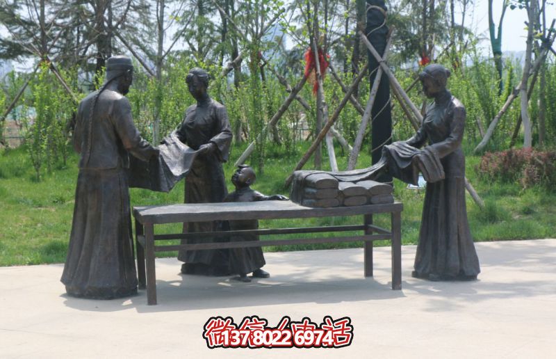山東章丘繡江河公園雕塑項(xiàng)目