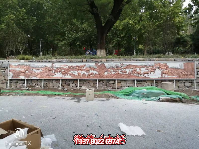 北京亮馬河銅浮雕項(xiàng)目